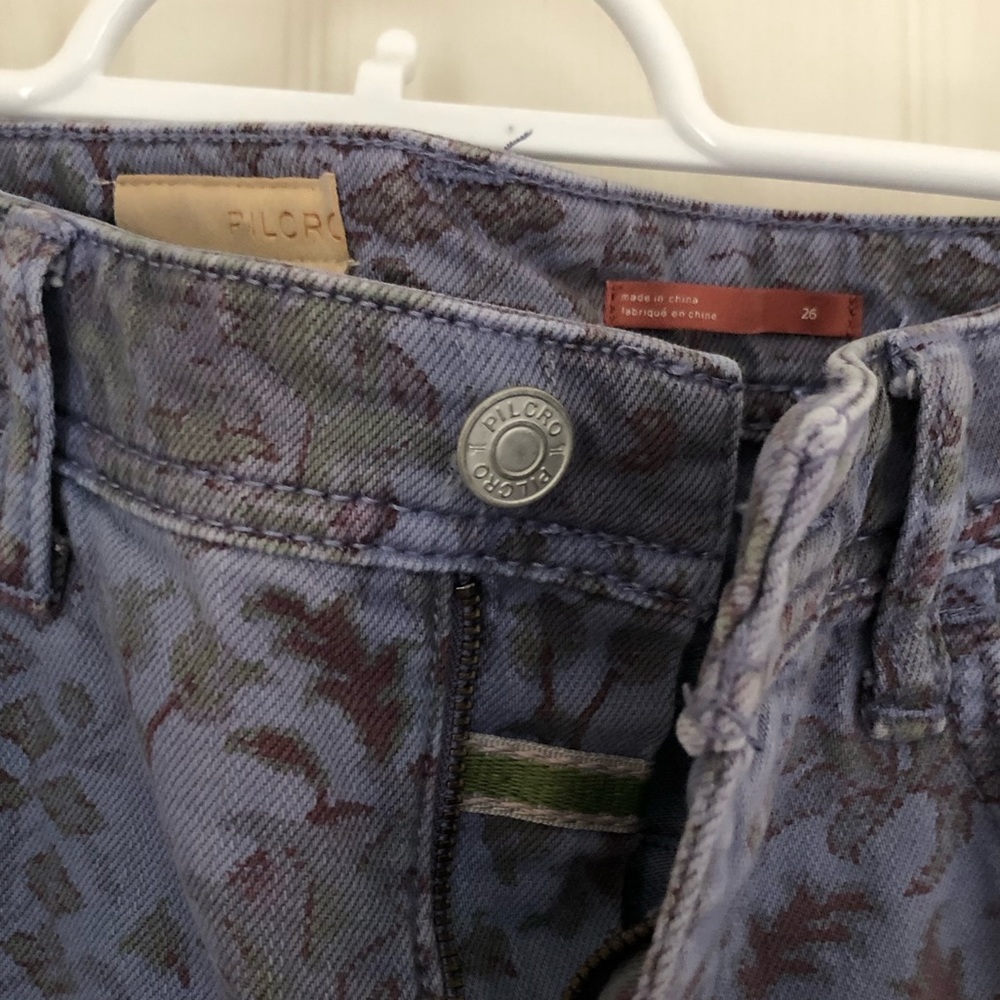 Floral Pilco Boyfriend slim Fit Jeans -Anthropologie y2k inspired - Picture 3 of 8
